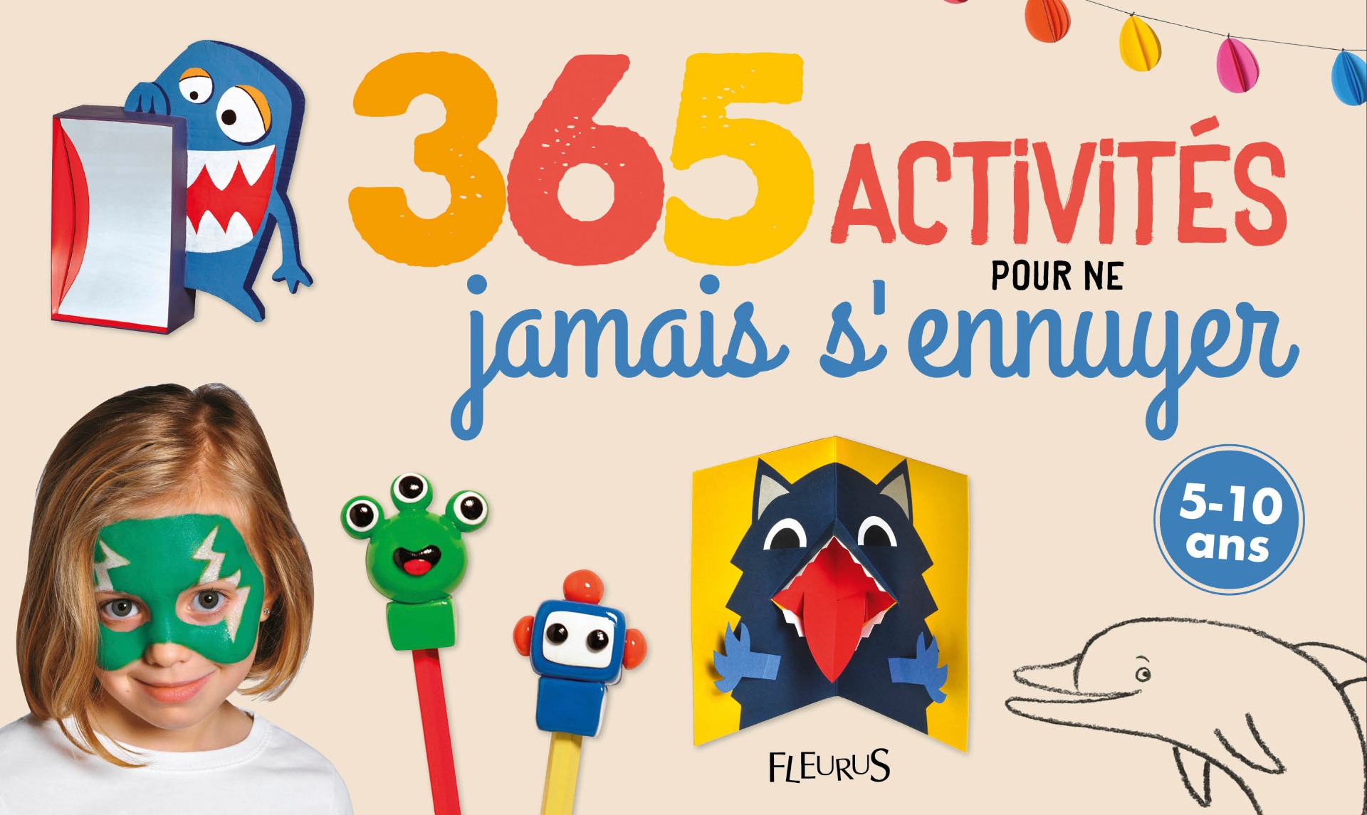 Couverture 365 activités pour ne jamais s’ennuyer, collectif