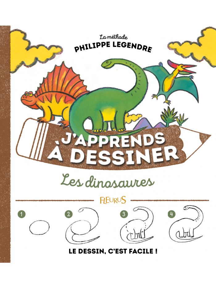 J'apprends à dessiner les dinosaures