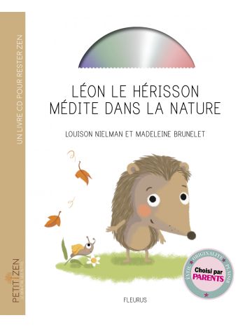 Léon le hérisson médite dans la nature (livre-CD)