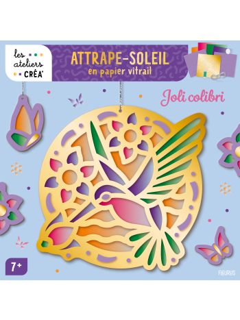 Attrape-soleil élégant en forme de colibri · Creative Fabrica