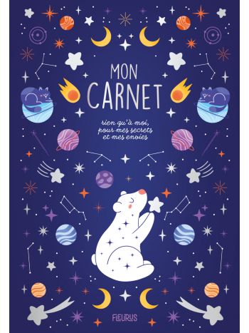 Carnet secret licorne, comme a l'ecole - rentree scolaire